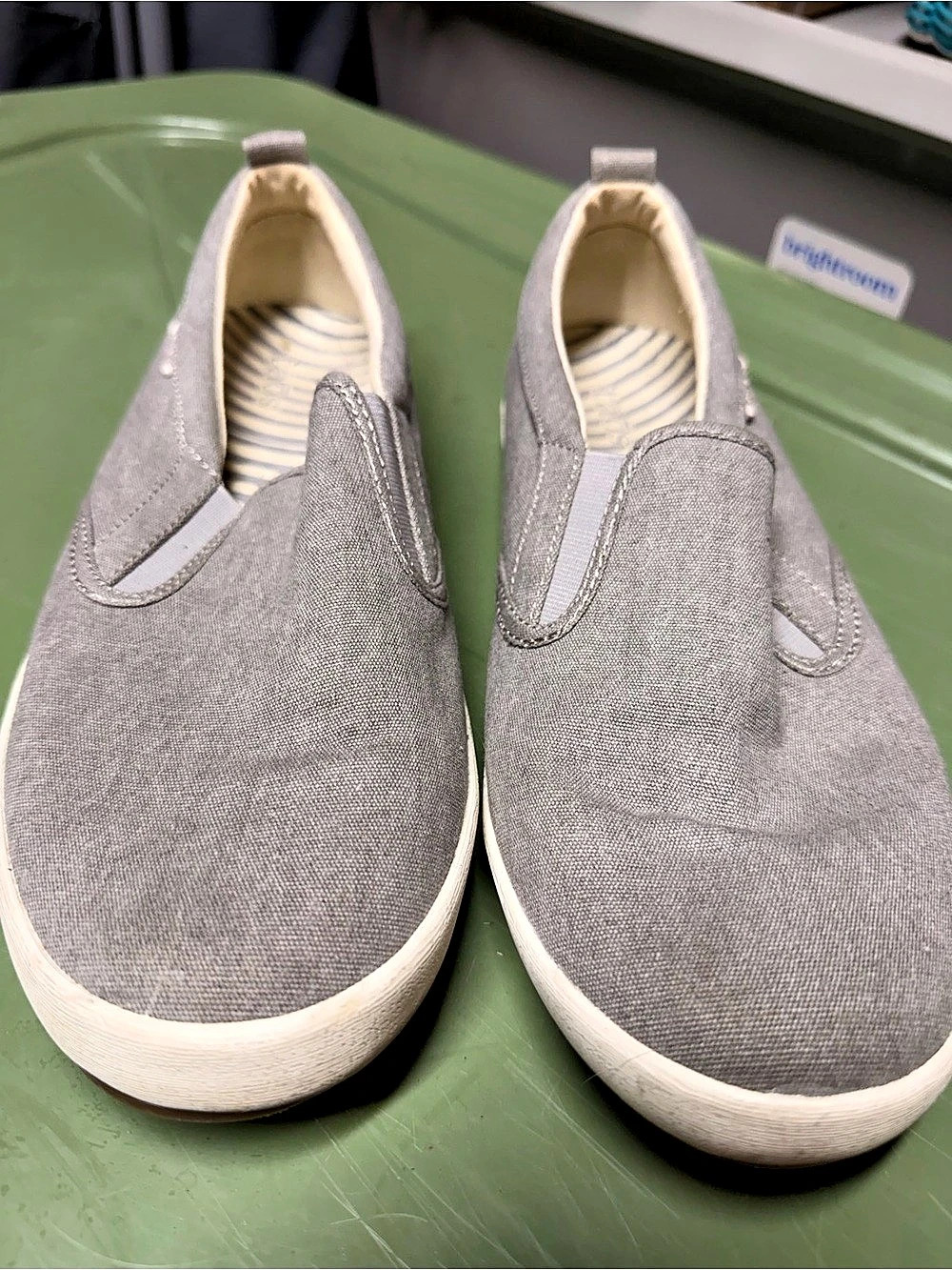 Tao Gray Slip-On Sneakers US 10